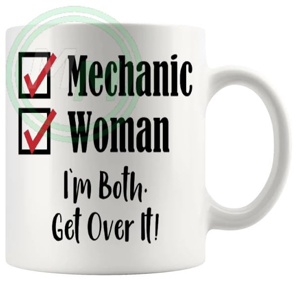 Woman Mechanic Novelty Gifts, Mug