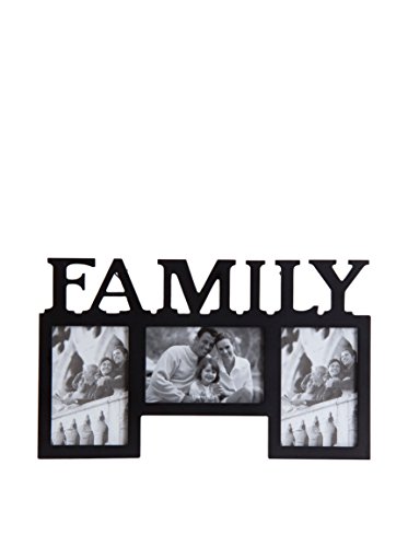 Vical Home Cadre Photo Triple Fam 10 x 15/15 x 10 Noir