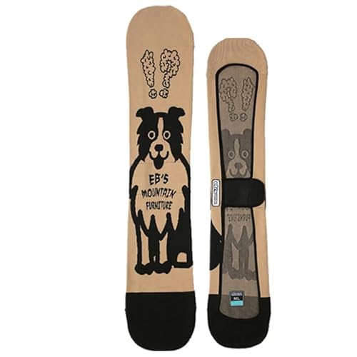 24-25 eb's スノーボード カバー KNIT COVER DOG 4400319 ドッグ スノボ ニットカバー エビス 2024 2025 ebs (BEIGE, SM(138〜150cm))