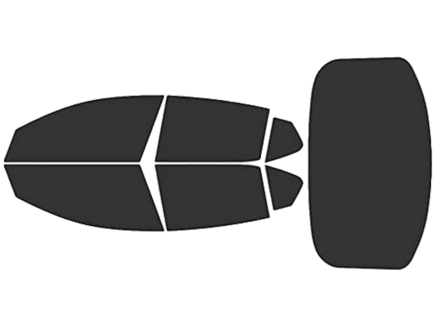 Rvinyl Window Tint Kit Compatible with Kia Optima 2011-2015 - Complete Precut Kit - 20%