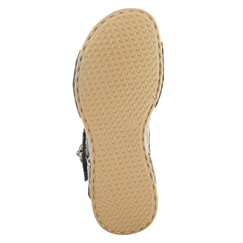 Image of Spring Step L'Artiste womens Popular | Hand-painted leather upper with hook and loop straps, padded microfiber insole, polyurethane outsole, and 1.25 in heel