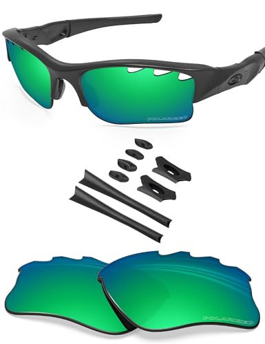 Image of BLAZERBUCK Replacement Lenses & Sock Kit for Oakley Flak Jacket XLJ OO9009 Sunglass