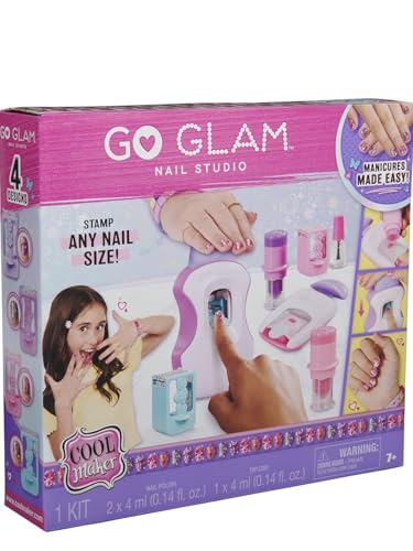 Go Glam U-Nique Nail Salon Set, Kids DIY Nail Art
