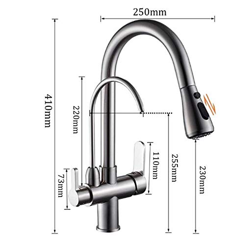 Mitigeur de cuisine 3 voies pour supprimer les bouteilles plastiques - 6