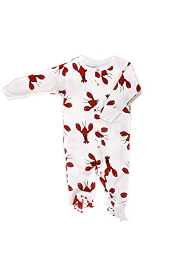 Image of New Jammies Baby Boys' Organic Lobsters Footie