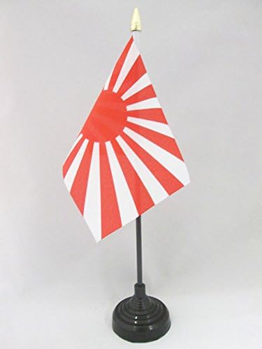 AZ FLAG, Japan WWI Table Flag 4'' x 6'', Imperial Japanese Mini Desk Flag 100% Polyester 15 x 10 cm