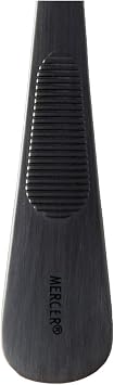 Mercer Culinary Plating Spoon Solid Bowl, Stainless Steel, Black, 19.1 x 4.2 x 2.2 cm M35140BK