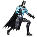 Batman 12-inch Bat-Tech Batman Action Figure (Black/Blue Suit), Kids Toys for Boys and Girls Ages 3 and up