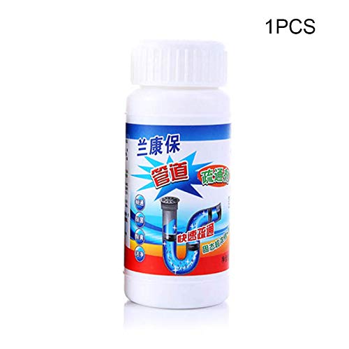 lzndeal 1/3/5 Abflussrohr Reiniger,Waschmittel, Abflussöffner, Haushaltsreiniger, Drain Pipe Cleaner Reinigungsmittel, Waschbecken Deodorant Reinigungsmittel