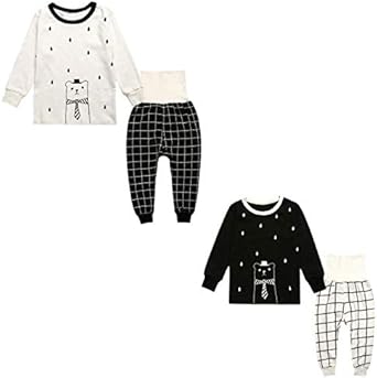 Amazon Co Jp Tovadoo 子供用 パジャマ 男の子 女の子 クマさんと雨 2色揃い ベビー服 ルームウェア セットアップ 秋冬春 寝間 パジャマ 部屋着 キッズ 可愛い シンプル 長袖 長ズボン イラスト 子供服 プレゼント お祝い 80 1cm 服 ファッション小物