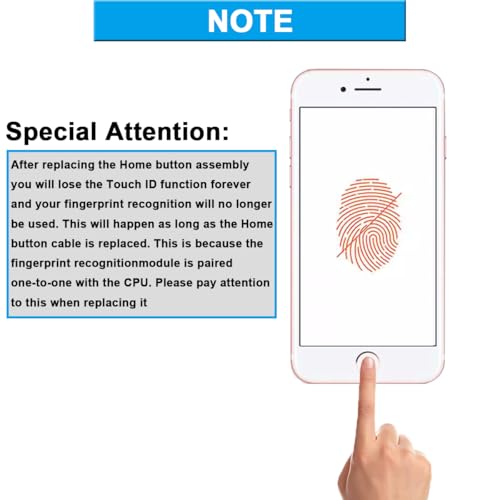 ZHUROUPU Home Button Replacement for iPhone 7/7Plus/8/8Plus - Image 4