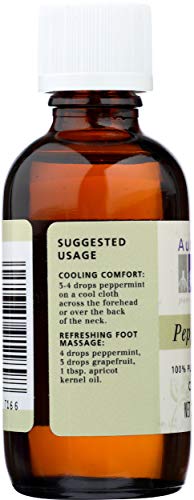 Aceite esencial de menta Aura Cacia 2 Oz miniatura 4
