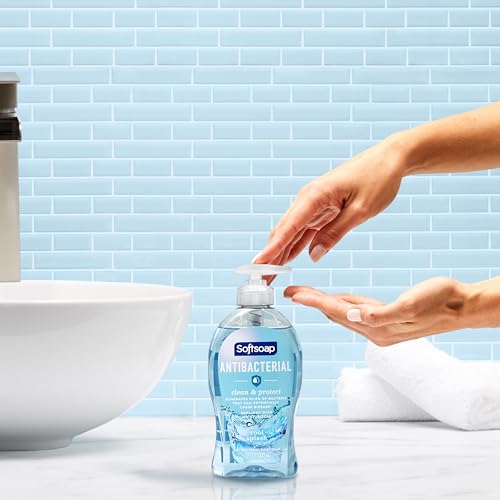 image for Softsoap Clean & Protect Antibacterial Liquid Hand Soap, Cool Splash H