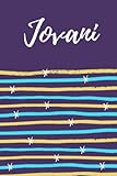  Jovani: Lined Writing Notebook Journal with Personalized Name Jovani, 120 Pages, 6x9