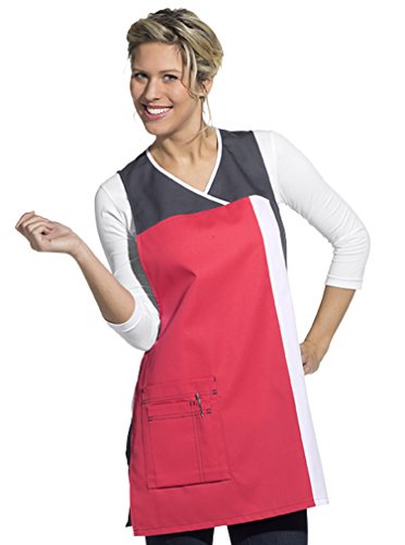 Leiber Überwurfschürze 08/2527 dunkelrosa/grau I