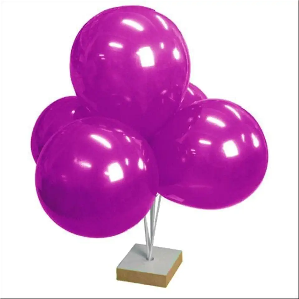 Suporte Bexiga Porta Balão 24 Cm 5 Hastes Festas Aniversário