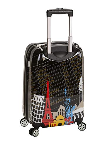 Rockland Departure Hardside Spinner Wheel Luggage Set, Assorted/Multicolor, Carry-On 20-Inch #TOP2