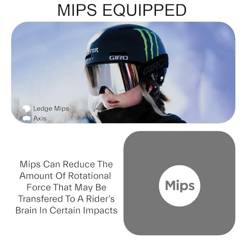 Giro Ledge FS (Fit System) MIPS Ski Helmet - Snowboard Helmet for Men, Women & Youth - Image 6