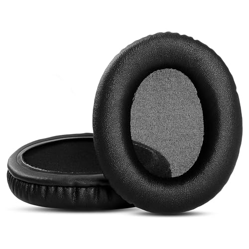 ACCOUTA Almohadillas de Repuesto para Auriculares compatibles con Philips PH805 TAPH805BK PH802 TAPH802BK H8506 TAH8506BK Almohadillas para Auriculares de Piel sintética y Espuma con Memoria