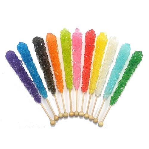 Bastones de caramelo cristal surtidos - Tubo de 36 miniatura 1