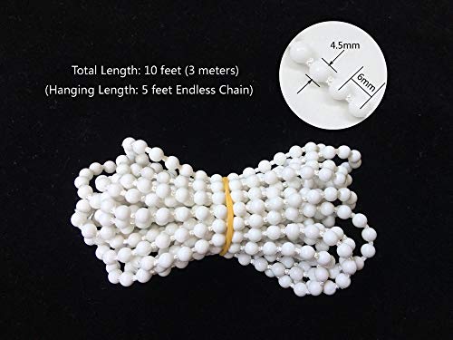Luanxu 32mm Roller Blind Clutch for 1-1/4" Exterior Tube Roller Shade Clutch Replacement Parts Repair Kit Complete with Metal Brackets, Bead Chain, Shade Weight Max Load 11 LBS - Thumbnail 4