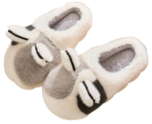Cat Slippers for Women Men Thick Warm Fluffy Slides Plush Memory Foam Cozy Indoor Outdoor Animal Slipper 2025