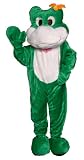 Dress Up America Costume de mascotte de grenouille blanche et verte pour adulte , Taille unique (Taille 60 Pouces , Hauteur 75 Pouces) , Blanche et Verte , One Size
