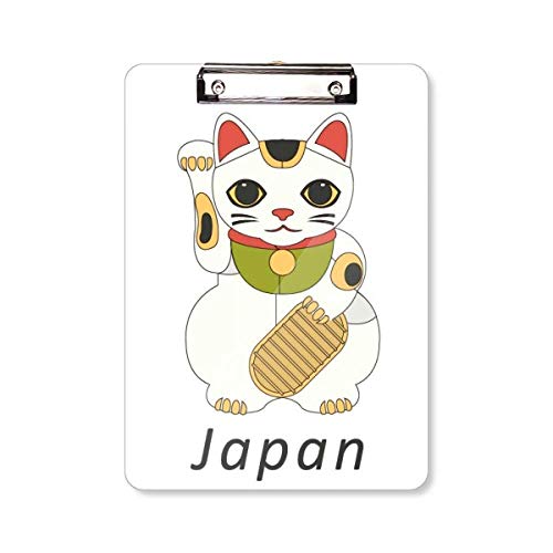 Presse-papiers A4 chat japonais porte-bonheur objet de décoration culturelle et papeterie