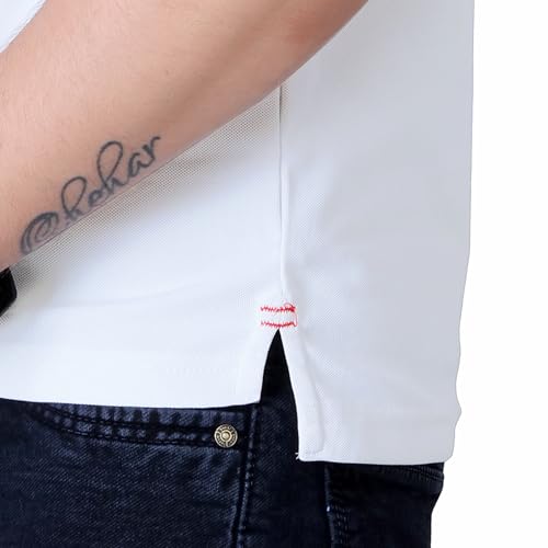 Image of Men's Premium Polo T-Shirt | Classic Collar | Smooth Finish | Half Sleeve Casual Wear (XS to 3XL)