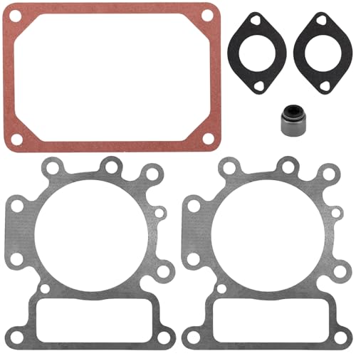 Image of Engine Valve Head Gasket Set, Valve Cover Gasket Seal Kit Intake Gasket for Briggs Stratton 794152 690190 Engine 31A807 31E877 31Q507 31R507