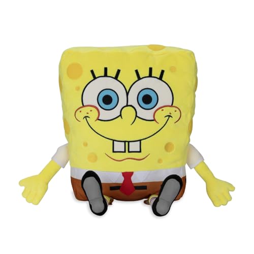 Spongebob Squarepants Shaped Cuddle Pillow Perfect for Toddlers by NoJo - Image 6