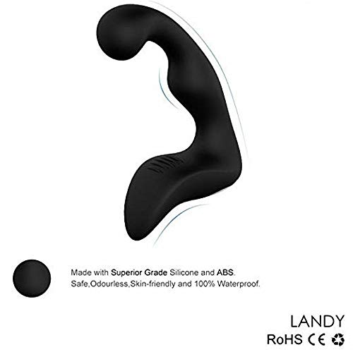 Massageador De Próstata Recarregável Sem Fio Com Vibração