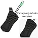 ZSHJGJR Archery Arrow Quiver Crossbow Arrow Quiver Hip Arrow Pocket Holder Waist (Black)