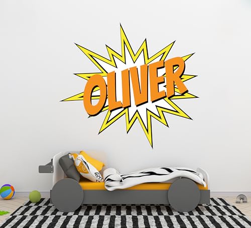 Vinilo Decorativo Superhéroes Personalizado 40x38 cm miniatura 3