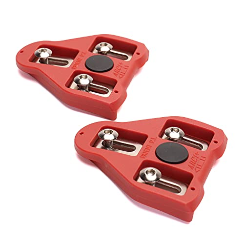 Kyedoo Bike Cleats (9 Degree Float) Compatible with Look Delta Bike Replacement Cleats Indoor Cycling & Road Bicycle Cleat Set Set for Men & Women Cycle Shoes