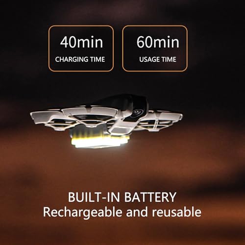 Train d'atterrissage LED rechargeable avec extension de jambe drone - 5