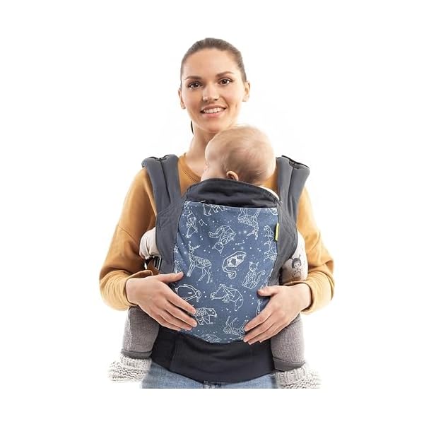 Boba Babytrage Classic Carrier - Babytragetasche im Rucksack Stil – Tragen Sie Ihr Kind auf dem Bauch wie auch auf dem Rücken, für Babies ab 3kg bis zu Kleinkindern bis 20kg