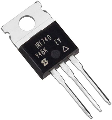 3 Pack IRF740 N-Channel MOSFET 10 Amp in Antistatic Foam