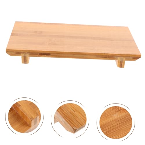 Plato Sushi Reutilizable de Bambú para Servir miniatura 3
