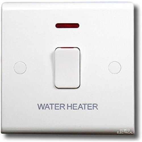 Deta S1391WH Double Pole Immersion Heater Switch with Neon 20 Amp 'Water  Heater' : Amazon.co.uk: DIY u0026 Tools