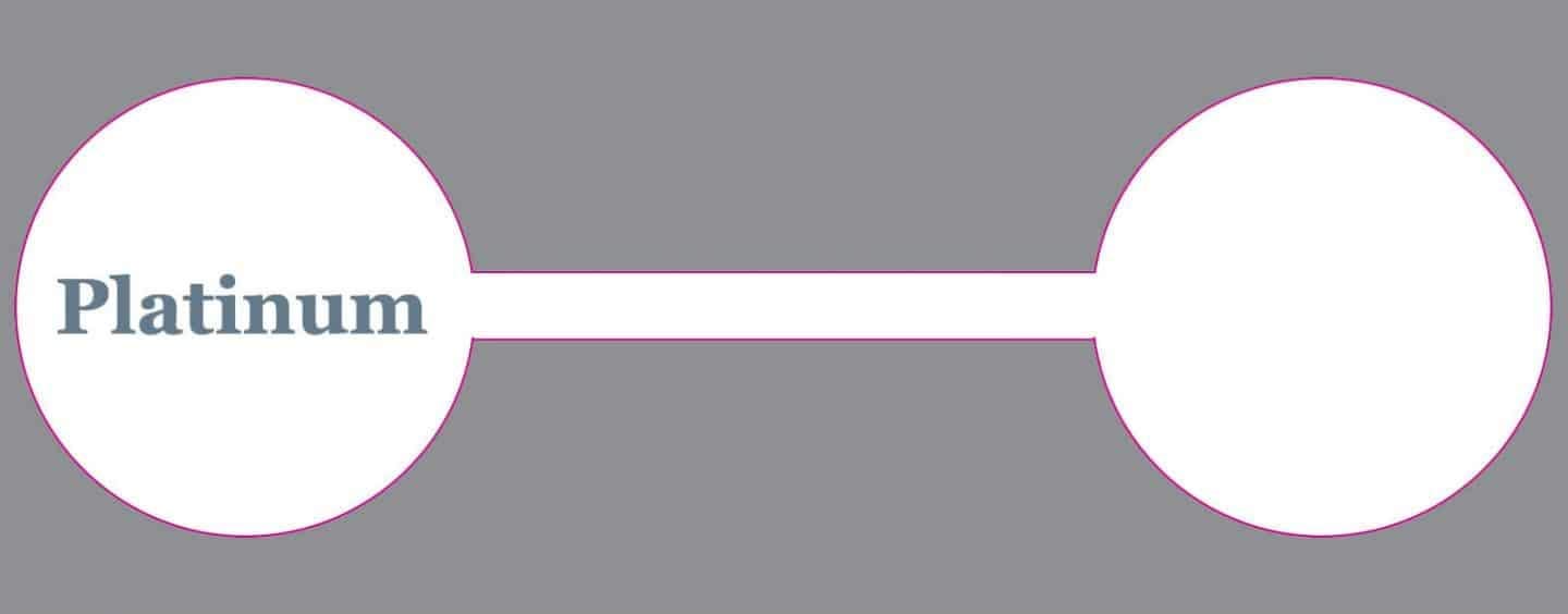 Precious Stones - Jewellery Price Stickers, 250, Platinum — image 1