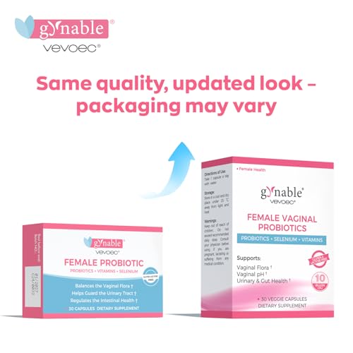 gynable vaginal probiotics for womenfemale probiotic for ph balance with lactobacillus 5 billion cfu probiotics blendselenium-vitamin d3promote healthy vaginal odor amp vaginal flora30 count