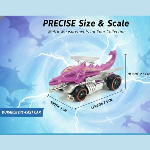 Image of GENIE'S TOY BUS 1:64 Scale Die-Cast Racing Car I Sports Car with Free Wheel Mechanism I Premium Metallic Finish I Kids Collectible Toy for Ages 3+ I Best Birthday Gift for Kids