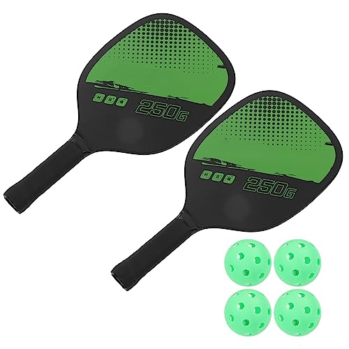 SUNFECILI Pickleball Set Lightweight Pickleball Paddle and Ball Set, Robust Portable Pickleball Equipments Pickleball Paddle Set with Storage Bag Ideal for Players of All Skill Levels