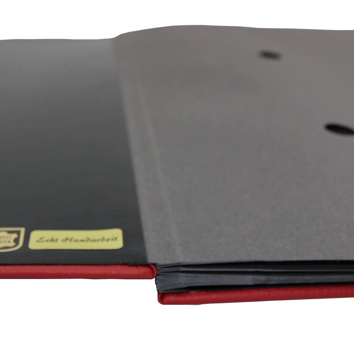 Classificatore in pelle bovina pieno rosso con registro 1 – 7