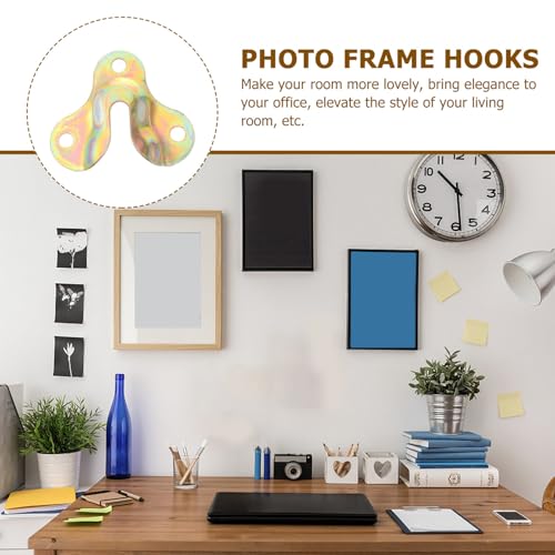 Image of jojofuny Brick Wall Hangers Wall Hanging Film Kit Picture Hanging Hooks for Frames Decor and Clocks
