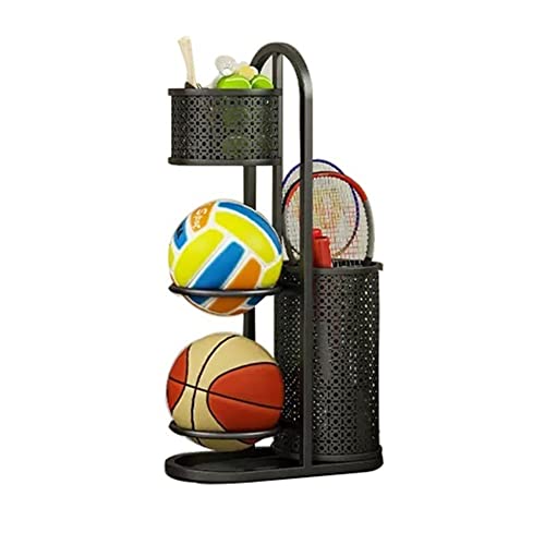 Étagère de basket-ball et football moderne en métal pour maison et magasin