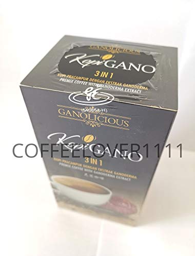 Miniatura 3 de Paquete de 25 cajas Gano Excel Ganocafe Ganolicious 3 en 1 Ganoderma Latte Coffee + 5 sobres Gano Excel Schokolade