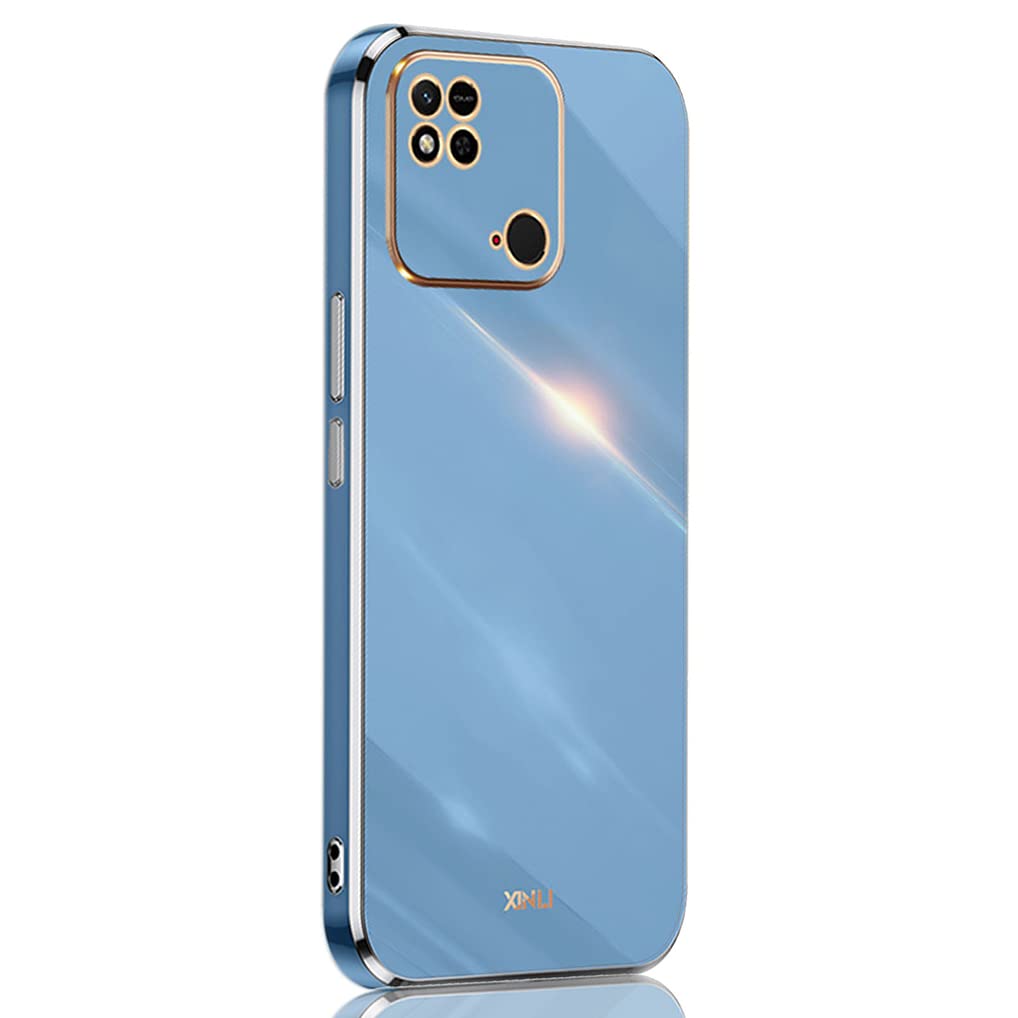 Custodia Per Xiaomi Redmi 10C – Cover Sottile In Silicone TPU Sfumato Rosa E Blu – Antiurto E Antigraffio - 3