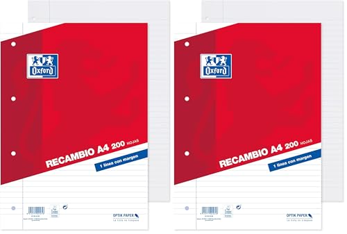 Feuilles lignées A4 Oxford perforées pour ne plus perdre vos notes